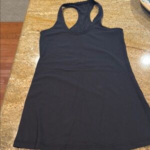 Black Racerback Tank Top Lululemon size 4